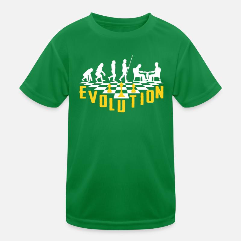 L'évolution Des Échecs T-shirt sport Enfant