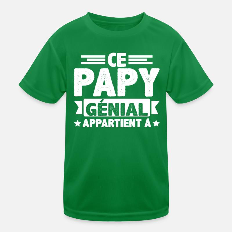 Ce papy génial appartient à [NOM] T-shirt sport Enfant