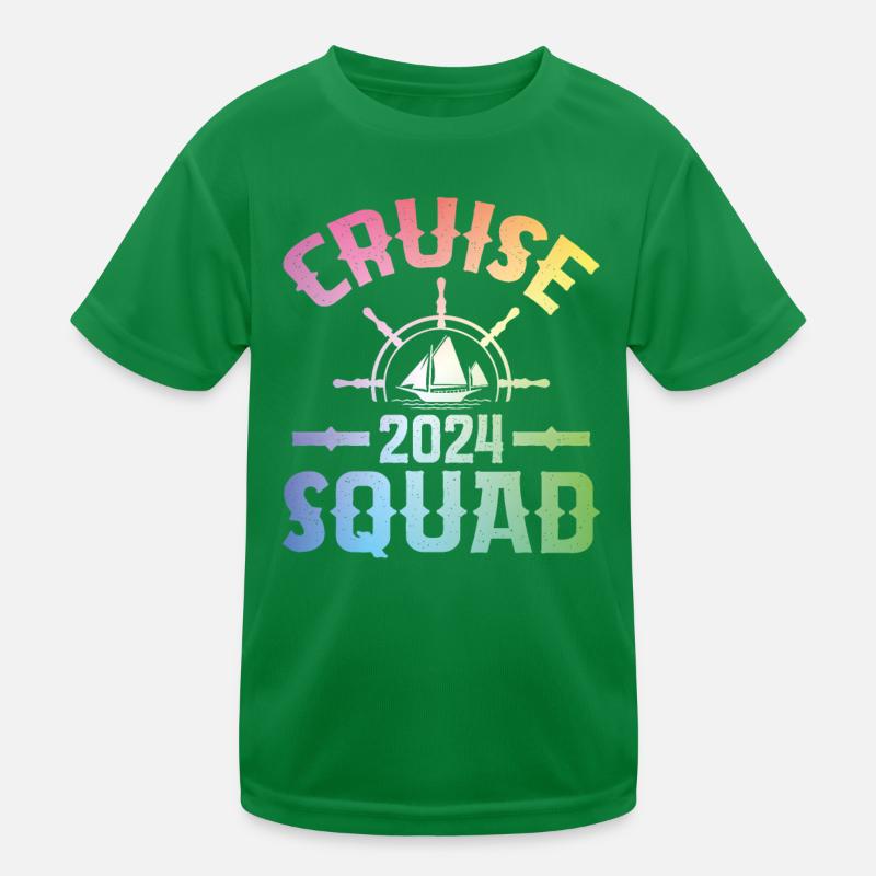 Kreuzfahrtgruppe 2024 Kinder Funktions-T-Shirt