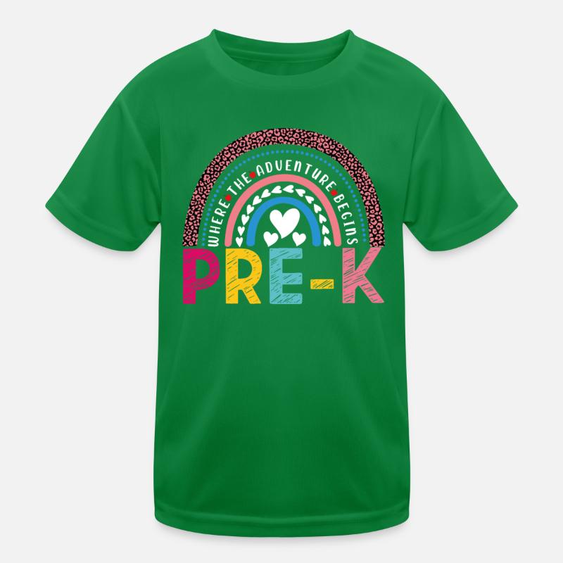Vorkindergarten Kinder Funktions-T-Shirt