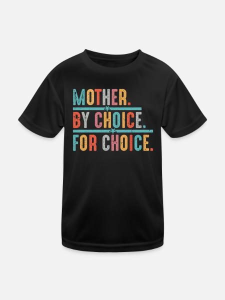Mutter nach Wahl - Kinder Funktions-T-Shirt - Schwarz - Vorne