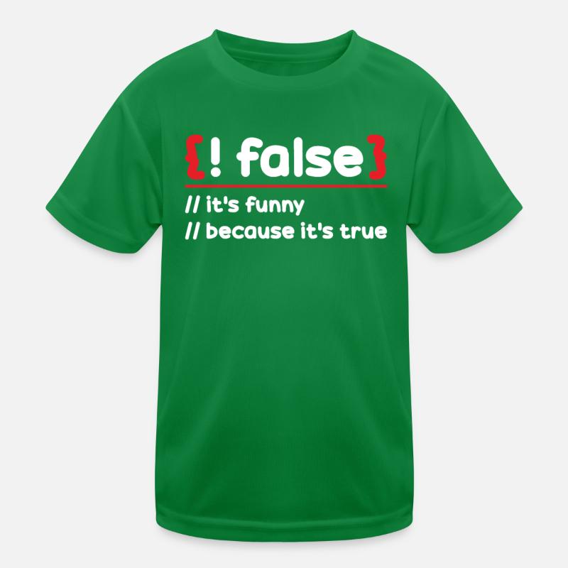 Programmierer Programmierung Software Coding Encoder Kinder Funktions-T-Shirt