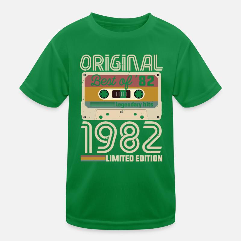 Anniversaire Vintage Idée Cadeau Original 1982 T-shirt sport Enfant