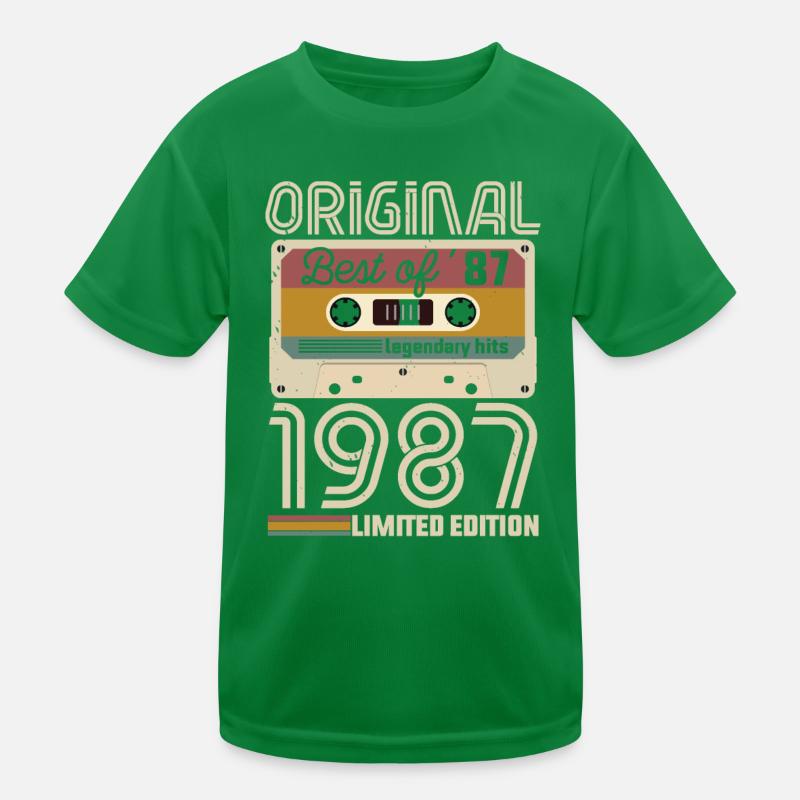 Vintage Geburtstag Original Geschenkidee 1987 Kinder Funktions-T-Shirt