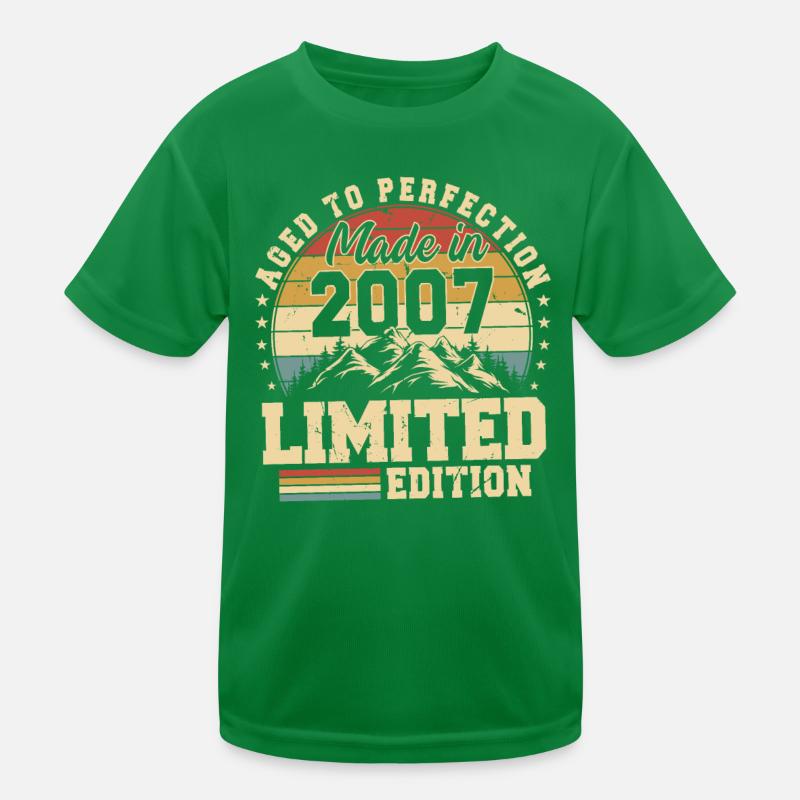 Vieilli À La Perfection Fabriqué En 2007 T-shirt sport Enfant