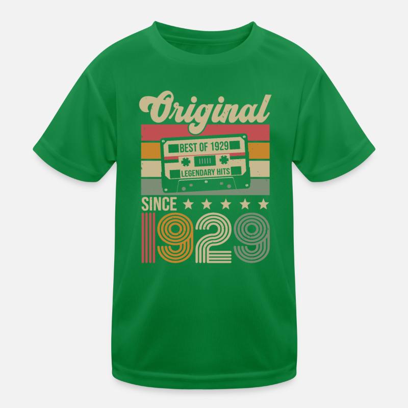 Vintage Geburtstag Original Geschenkidee 1929 Kinder Funktions-T-Shirt