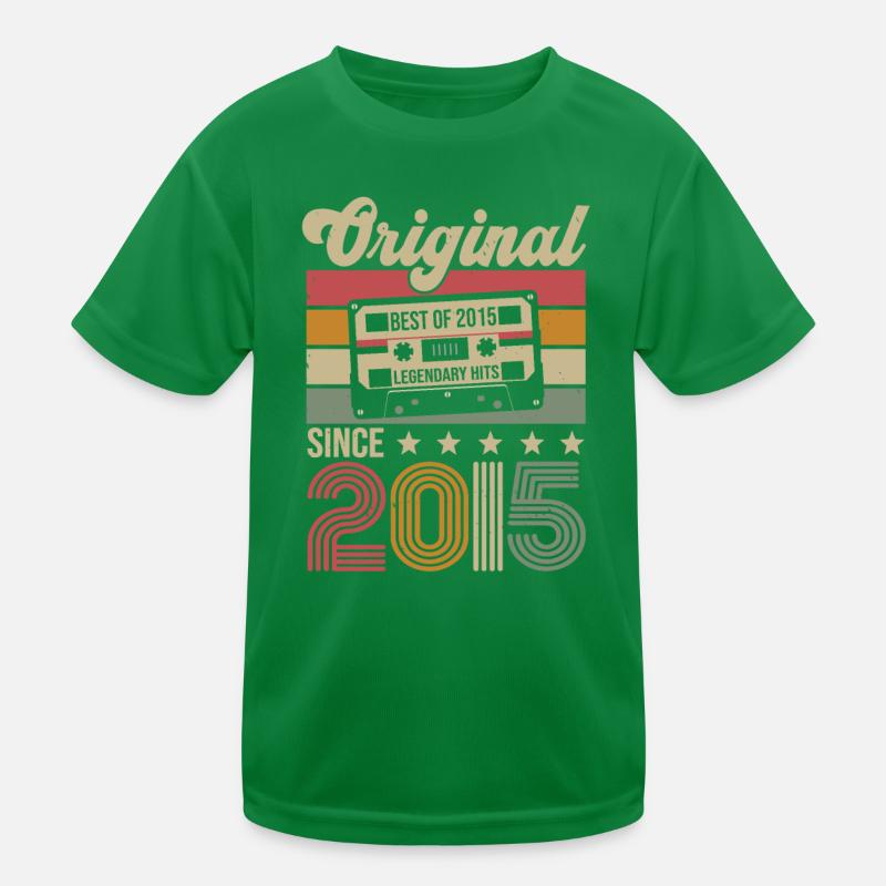 Anniversaire Vintage Idée Cadeau Original 2015 T-shirt sport Enfant