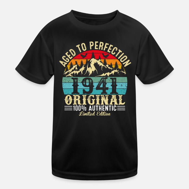 Aged to perfection 1941 original Kids Functional T-Shirt