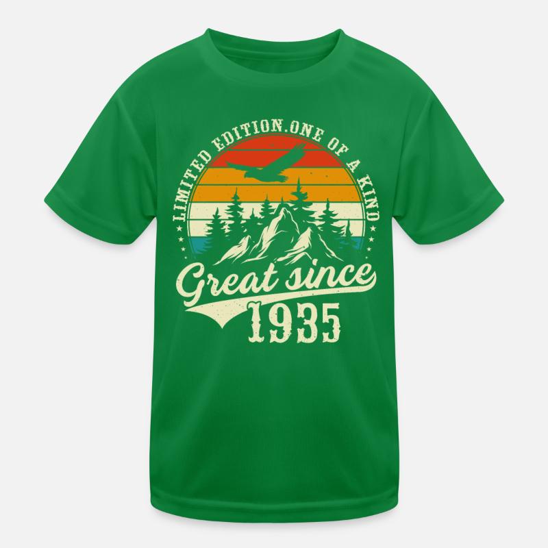 Einzigartig seit 1935 Kinder Funktions-T-Shirt