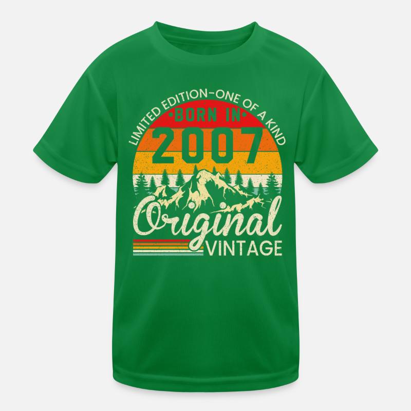 Unique En Son Genre Né En 2007 Millésime Original T-shirt sport Enfant