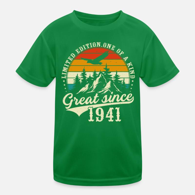 Einzigartig seit 1941 Kinder Funktions-T-Shirt