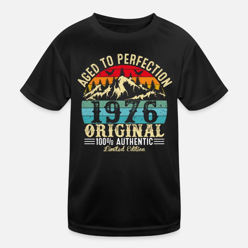 Aged to perfection 1976 original Kids Functional T-Shirt