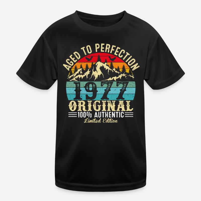 Aged to perfection 1977 Original Kids Functional T-Shirt