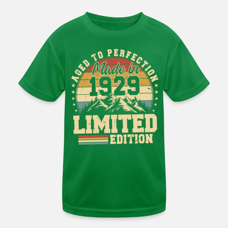 Einzigartig seit 1929 Kinder Funktions-T-Shirt