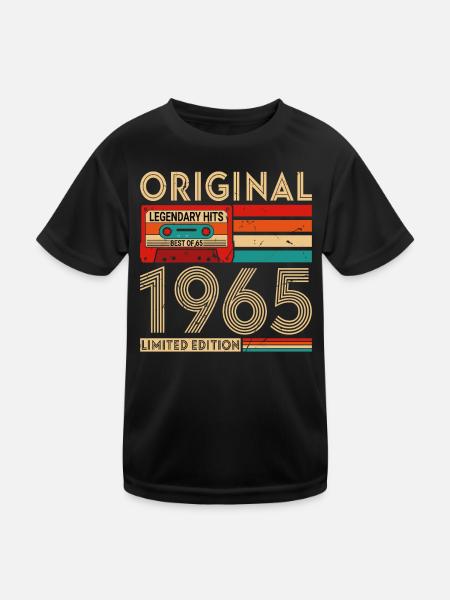 Original legendary hits Best of 1965 - Kids Functional T-Shirt - black - Front