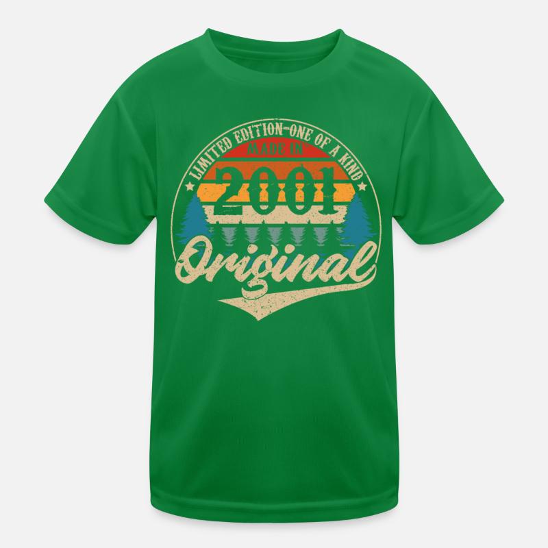 Made in 2001 Original Kids Functional T-Shirt