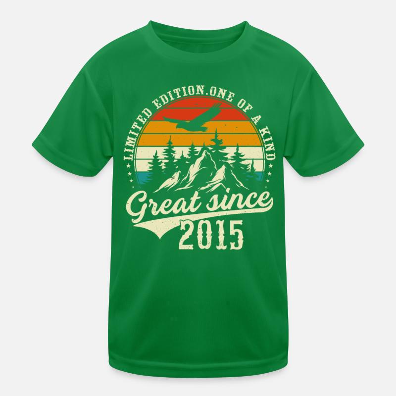 Einzigartig seit 2015 Kinder Funktions-T-Shirt