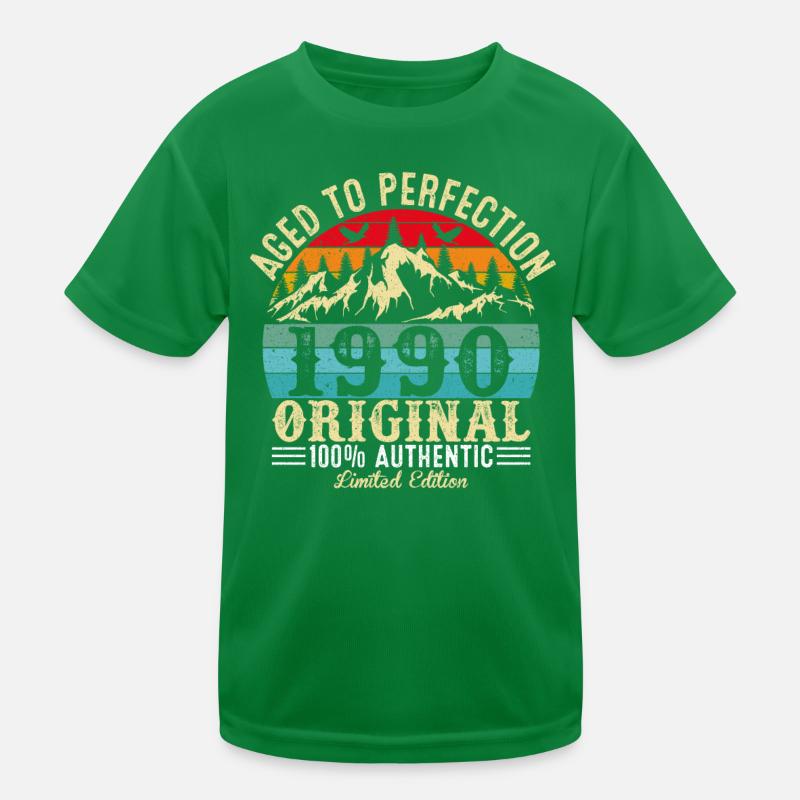 Aged to perfection 1990 Original Kids Functional T-Shirt