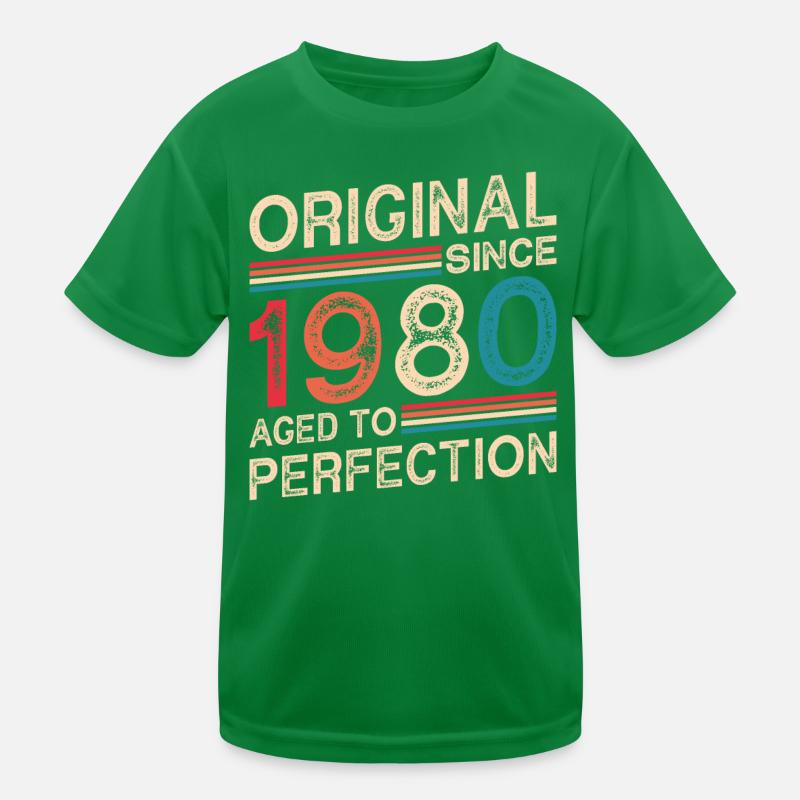 Original seit 1980 perfekt gereift Kinder Funktions-T-Shirt