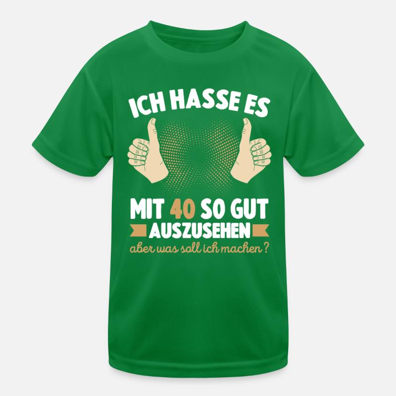 Geschenkidee Zum 40. Geburtstag Kinder Funktions-T-Shirt