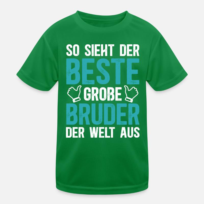 So Sieht Der Beste Große Bruder Der Welt Aus Kinder Funktions-T-Shirt