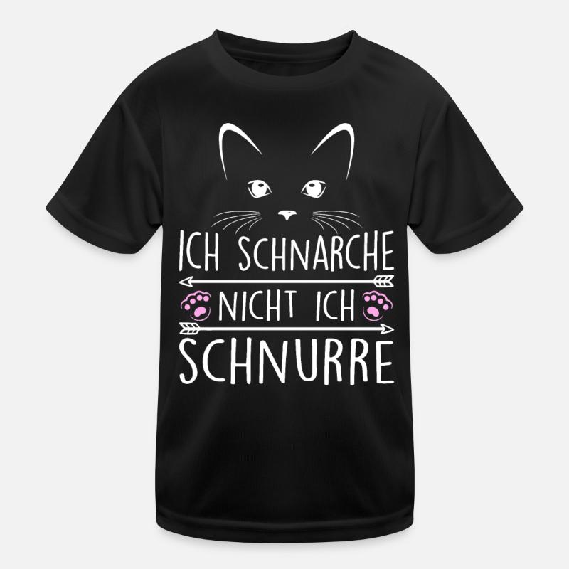 Ich Schnarche Nicht Ich Schnurre Kinder Funktions-T-Shirt