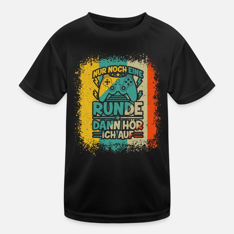 Nur Noch Eine Runde Dann Hör Ich Auf Kinder Funktions-T-Shirt