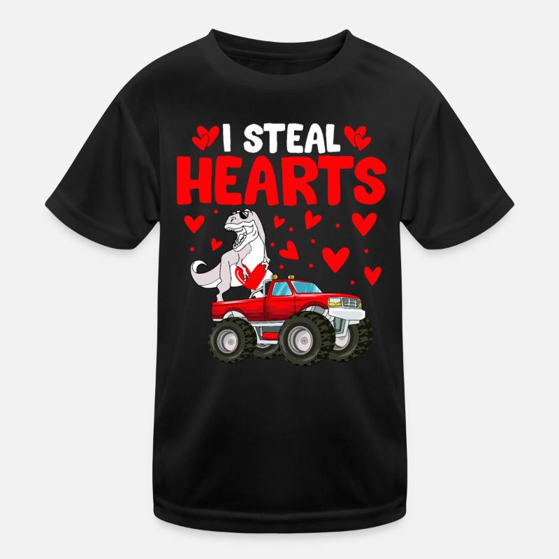Je vole les cœurs T-shirt sport Enfant