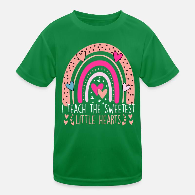 J’enseigne le professeur arc-en-ciel aux cœurs les plus doux T-shirt sport Enfant
