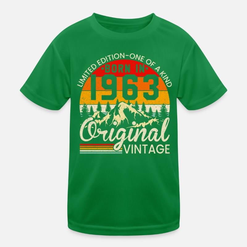 Unique in its kind born in 1963 Original vintage Kids Functional T-Shirt