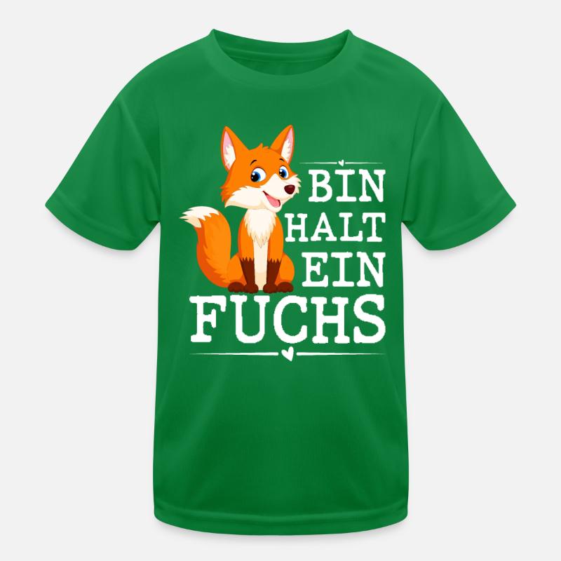 Bin Halt Ein Fuchs Kinder Funktions-T-Shirt