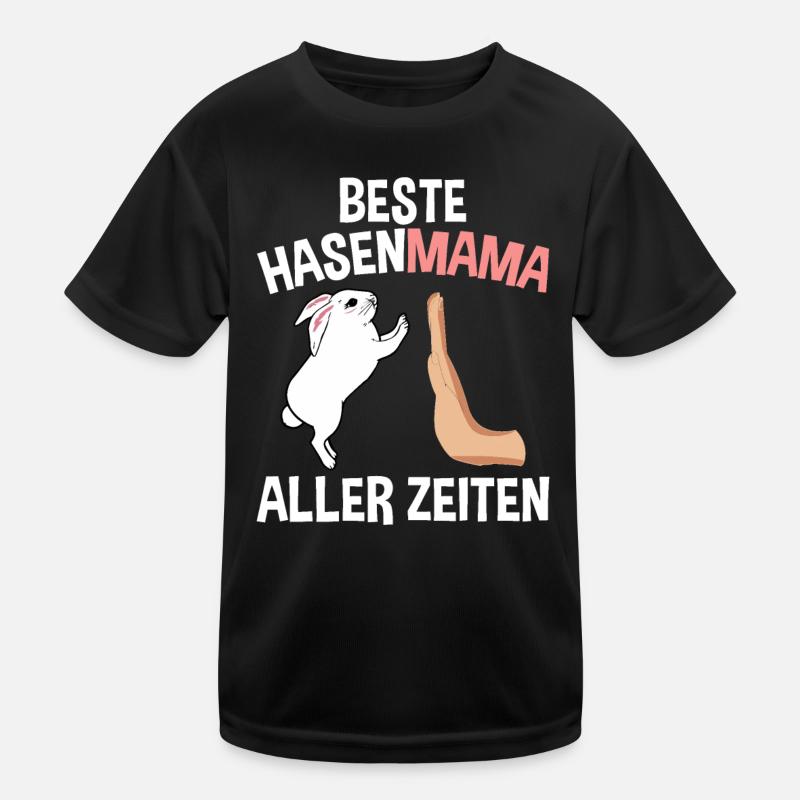 Beste Hasen Mama Aller Zeiten Kinder Funktions-T-Shirt