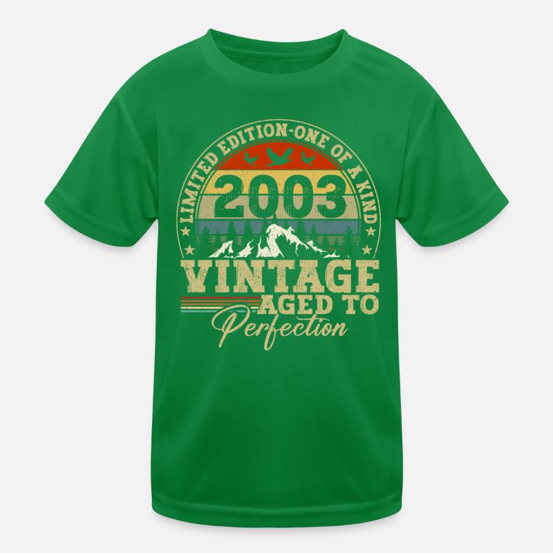 Limited Edition 2003 Kinder Funktions-T-Shirt
