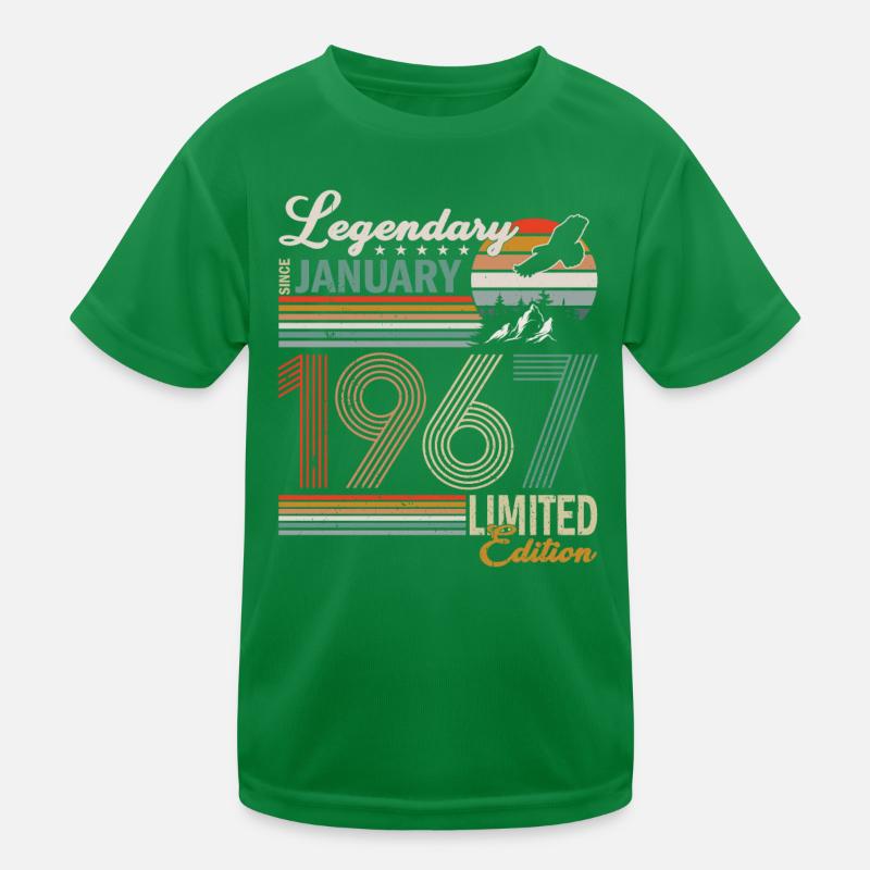 Legendär seit Januar 1967 Kinder Funktions-T-Shirt
