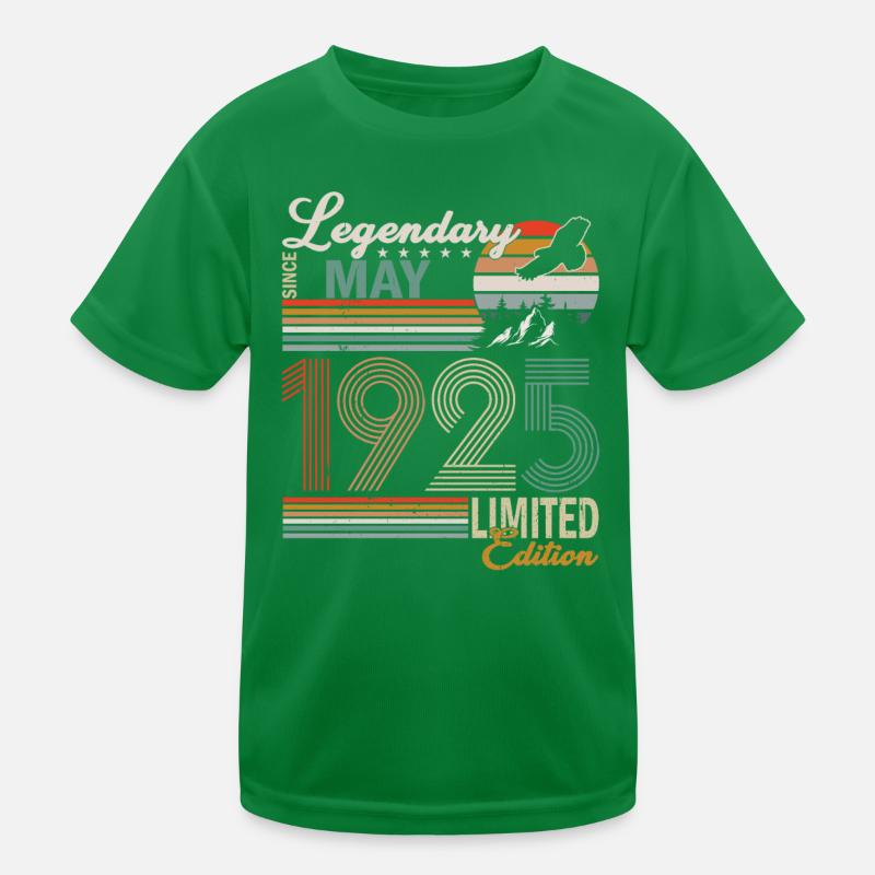 Sloth Birthday Mai 1925 Né en 1925 T-shirt sport Enfant