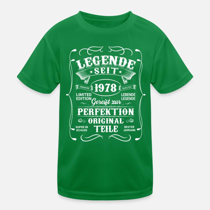 1978 Geburtstags Geschenk Kinder Funktions-T-Shirt
