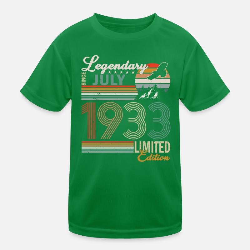 JULY 1933 Kids Functional T-Shirt