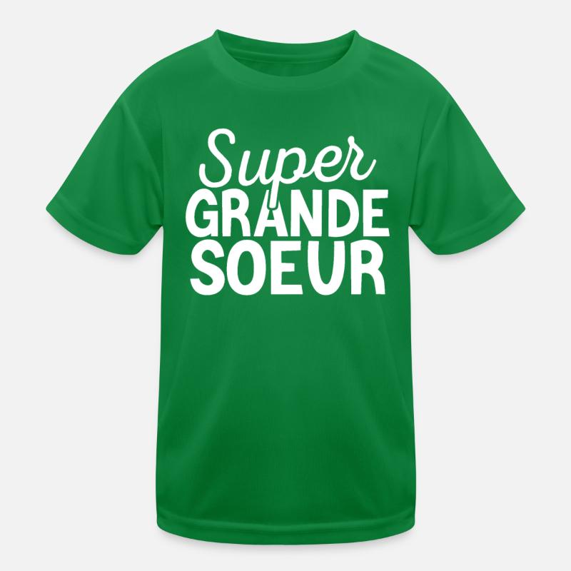 Super Big Sister Hearts Geschenk Kinder Funktions-T-Shirt