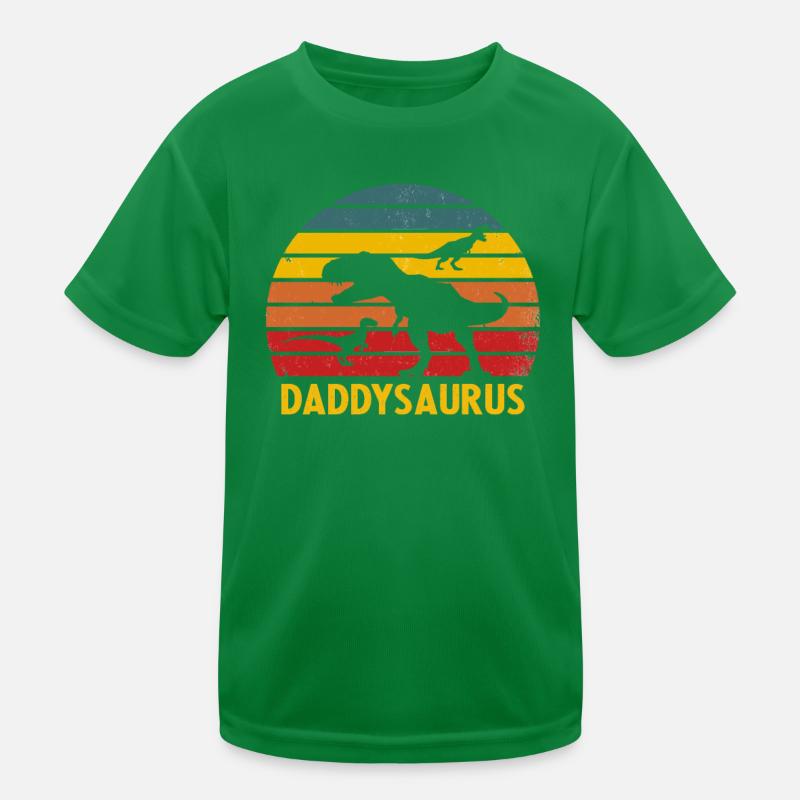 Daddysaurus Kinder Funktions-T-Shirt