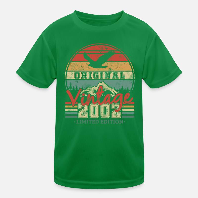 Birthday Gift 2002 21 years Kids Functional T-Shirt