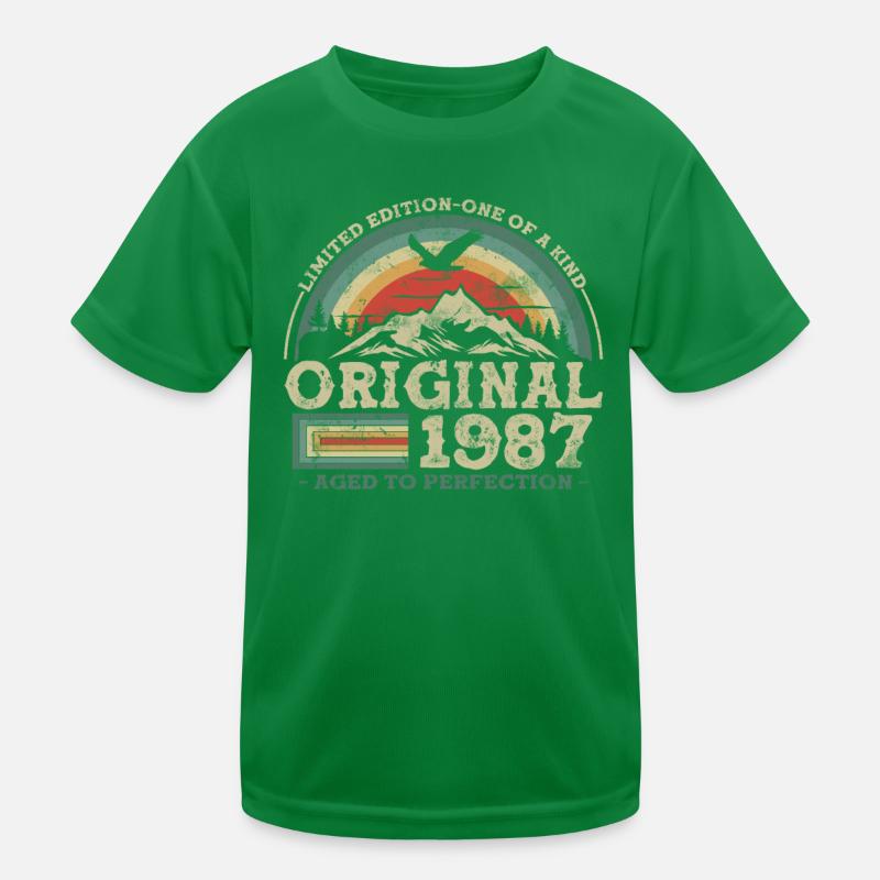 Vintage Geburtstagsgeschenk 1987 Kinder Funktions-T-Shirt