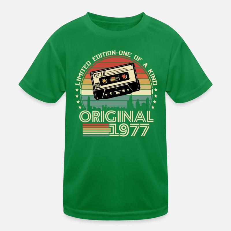 Vintage 1977 Geburtstagsüberraschung Kinder Funktions-T-Shirt