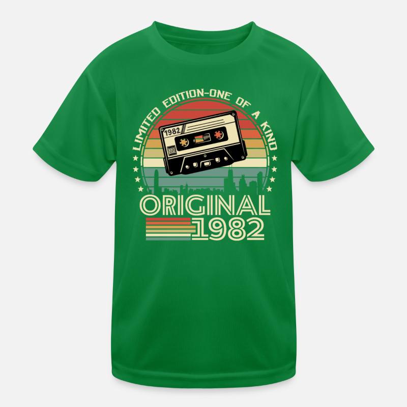 Vintage 1982 Gift 41/42 Years Kids Functional T-Shirt
