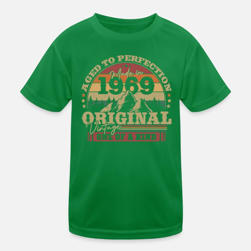 1969 Vintage Einzigartig - Perfektion Gealtert Kinder Funktions-T-Shirt