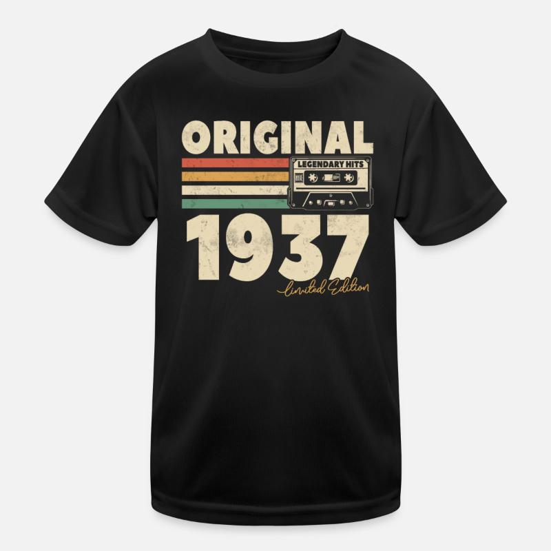 Vintage 1937 Geschenk Kinder Funktions-T-Shirt