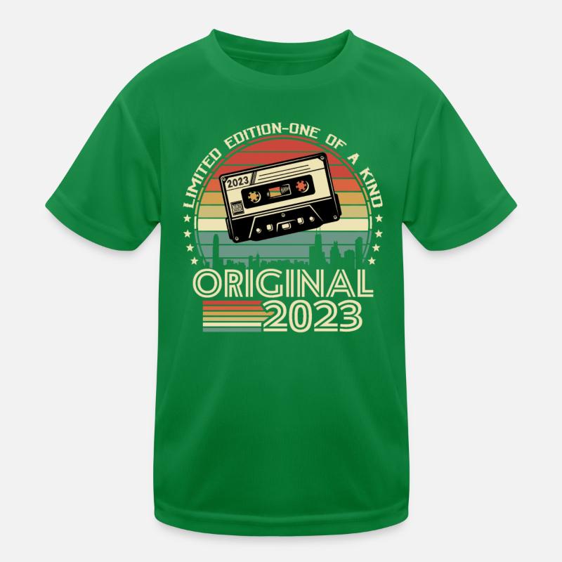 Retro 2023 Geburtstag Kinder Funktions-T-Shirt