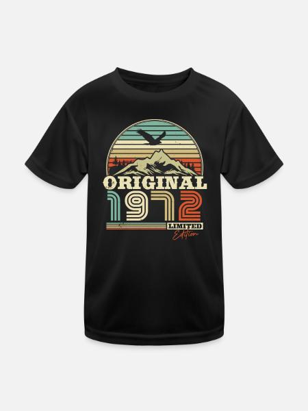 Timeless '72 - Kids Functional T-Shirt - black - Front