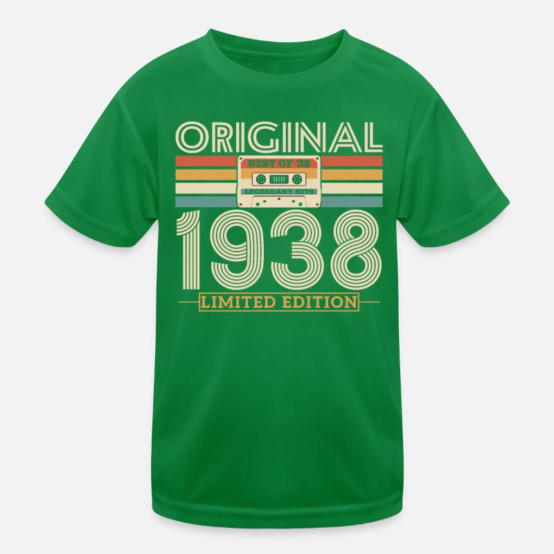 Original gift 1938, 85/86 years Kids Functional T-Shirt