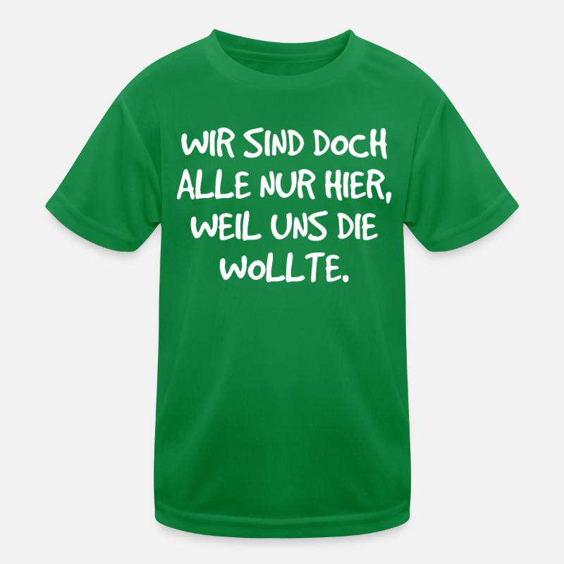 Gemeinsam hier durch das Schicksal Kinder Funktions-T-Shirt