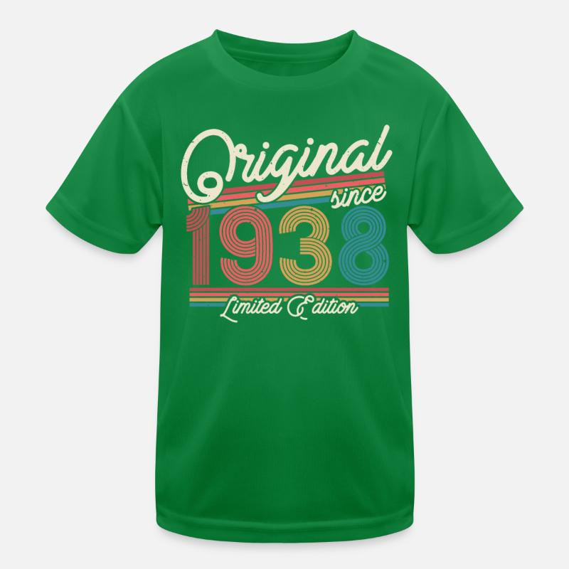Geburtstagsgeschenk 1938 Vintage Kinder Funktions-T-Shirt